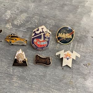 NASA, Olympic, NYC taxi, Mammoth pins